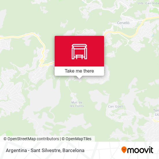 Argentina - Sant Silvestre map