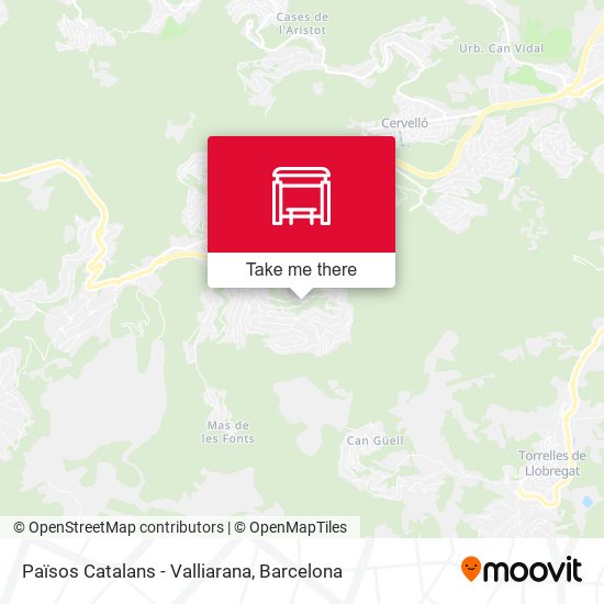 Països Catalans - Valliarana map