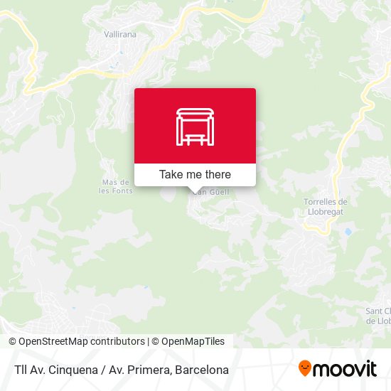 Tll Av. Cinquena / Av. Primera map