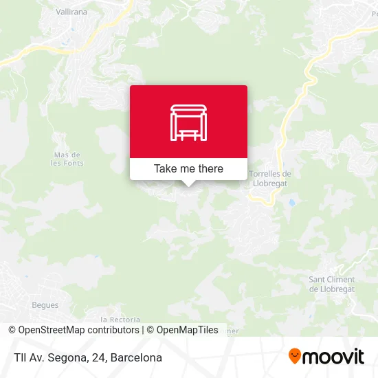 Tll Av. Segona, 24 map