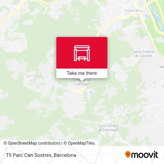 Tll Parc Can Sostres map