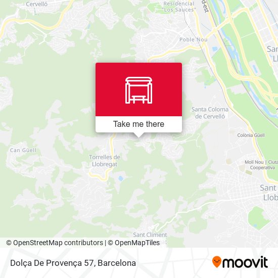 Dolça De Provença 57 map