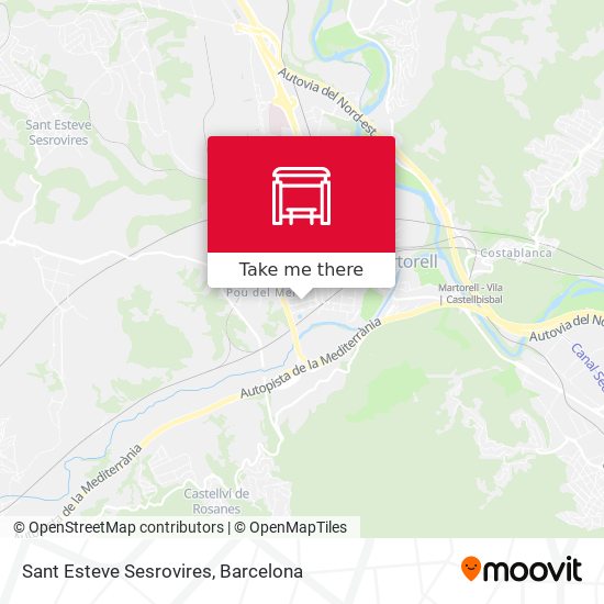 mapa Sant Esteve Sesrovires