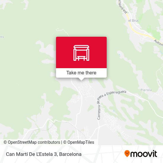 Can Martí De L'Estela 3 map