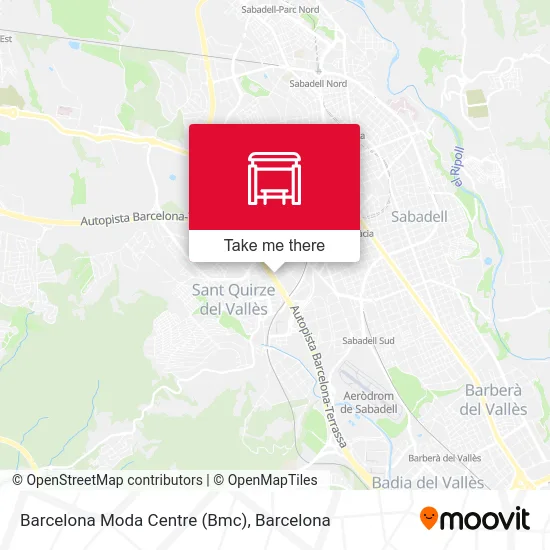 Barcelona Moda Centre (Bmc) map
