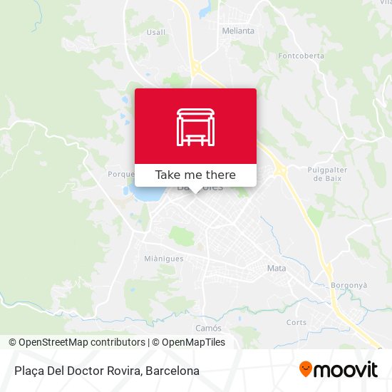 Plaça Del Doctor Rovira map
