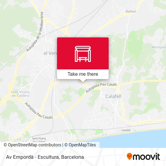 Av Empordà - Escultura map