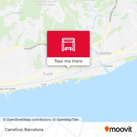 Carrefour map