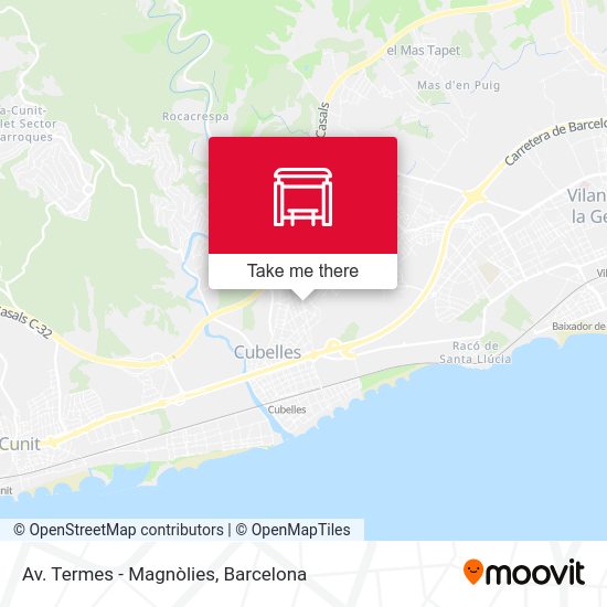 Av. Termes - Magnòlies map