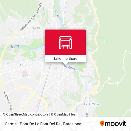 Carme - Pont De La Font Del Rei map