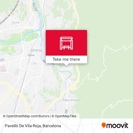 Pavelló De Vila-Roja map