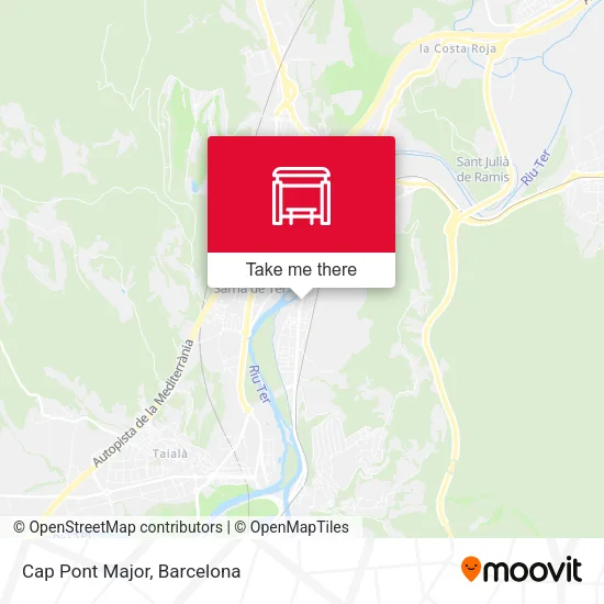 mapa Cap Pont Major