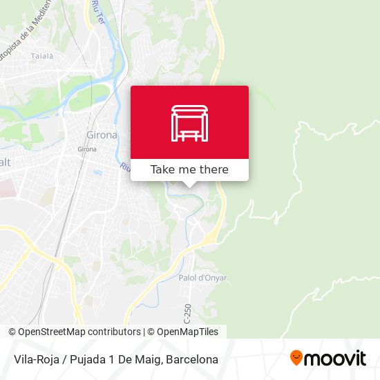 Vila-Roja / Pujada 1 De Maig map