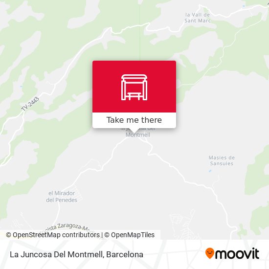 mapa La Juncosa Del Montmell
