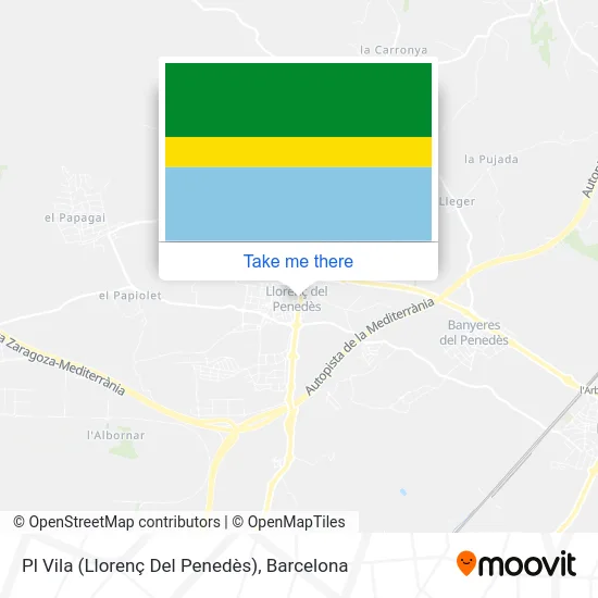 Pl Vila (Llorenç Del Penedès) map