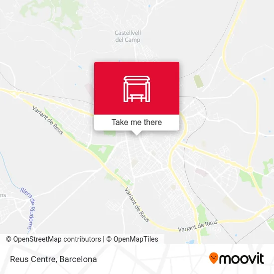 Reus Centre map
