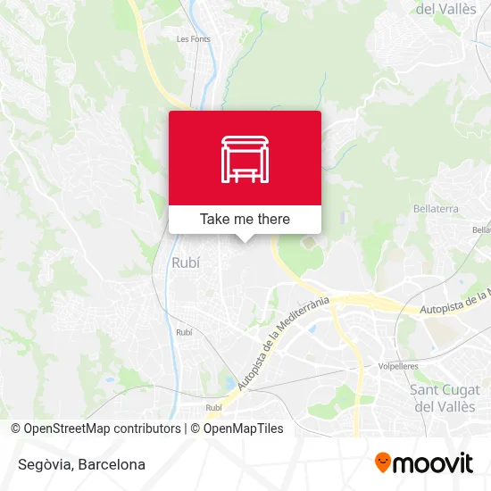 Segòvia map