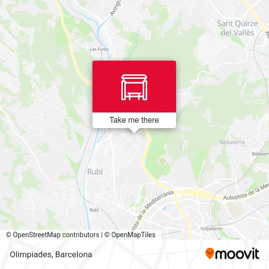 Olimpiades map