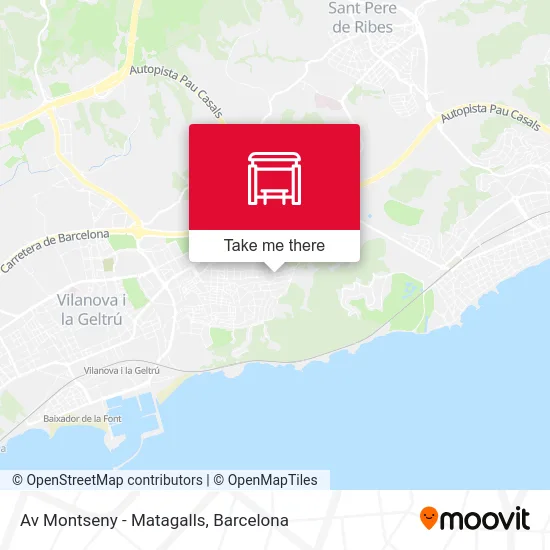 Av Montseny - Matagalls map