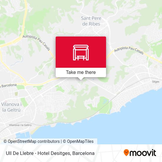 Ull De Llebre - Hotel Desitges map