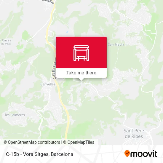 C-15b - Vora Sitges map
