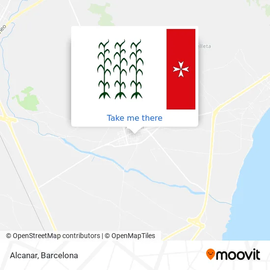 Alcanar map