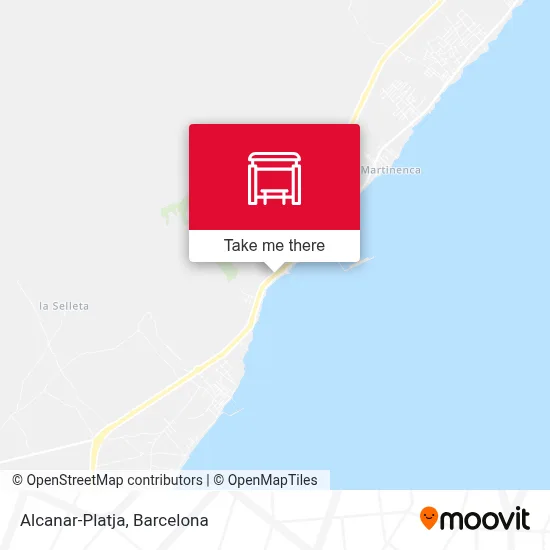 Alcanar-Platja map