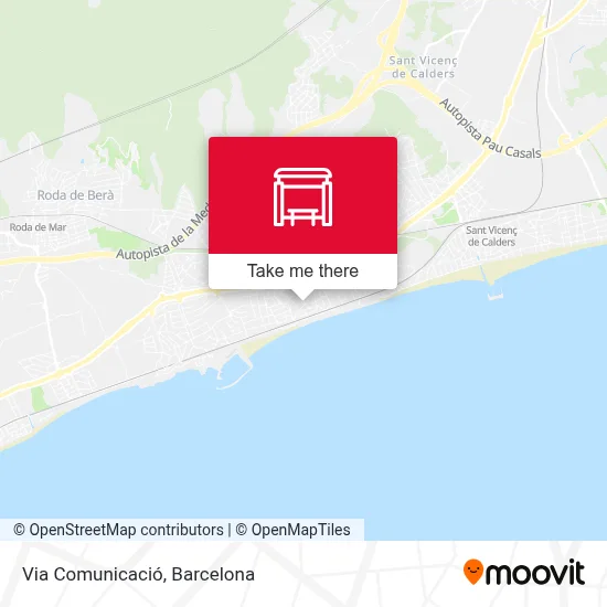 Via Comunicació map