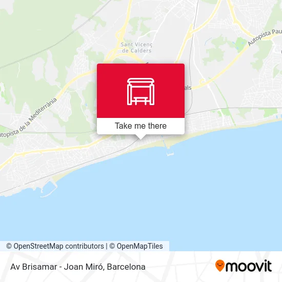Av Brisamar - Joan Miró map