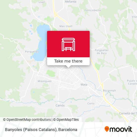 Banyoles (Països Catalans) map