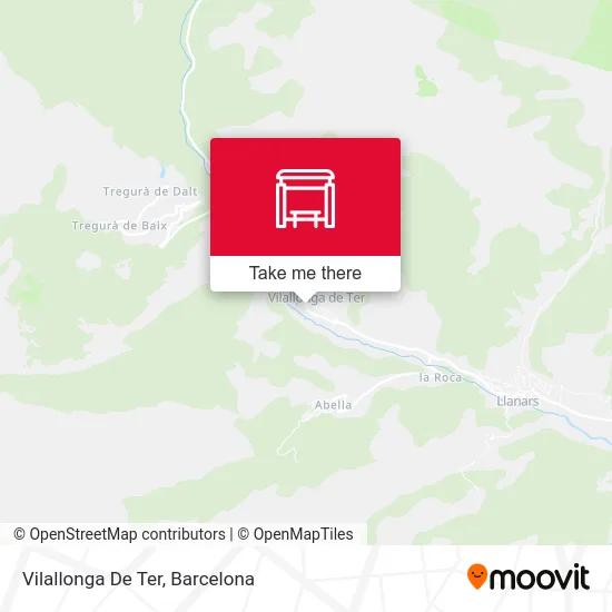Vilallonga De Ter map