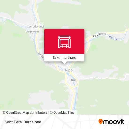 Sant Pere map