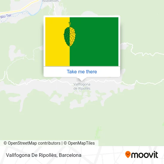 Vallfogona De Ripollès map
