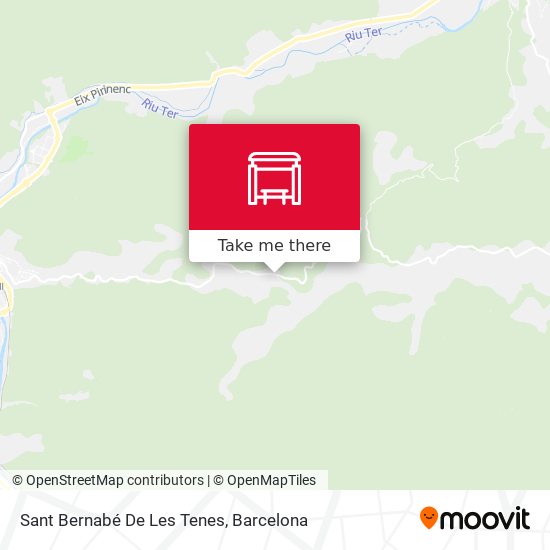 Sant Bernabé De Les Tenes map