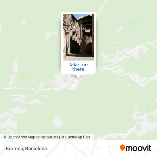 Borredà map