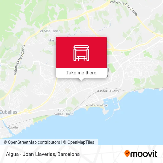 Aigua - Joan Llaverias map