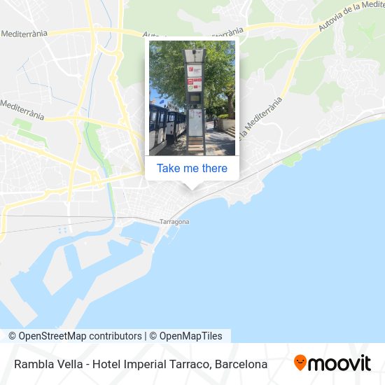 Rambla Vella - Hotel Imperial Tarraco map