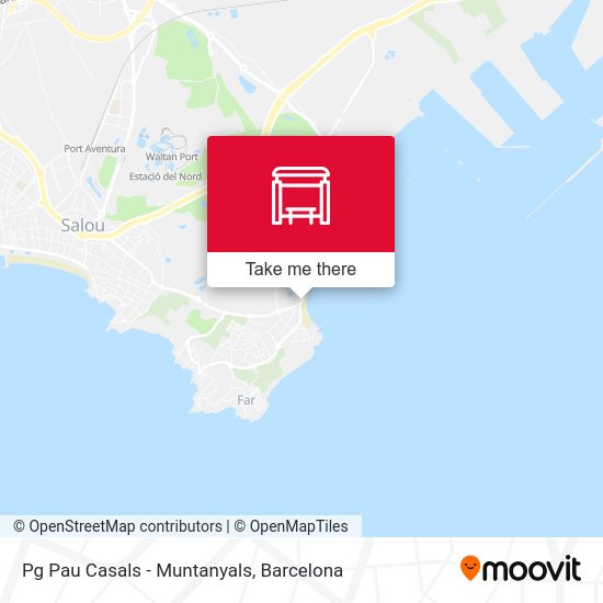 Pg Pau Casals - Muntanyals map