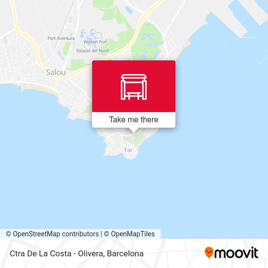 Ctra De La Costa - Olivera map