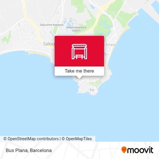 Bus Plana map