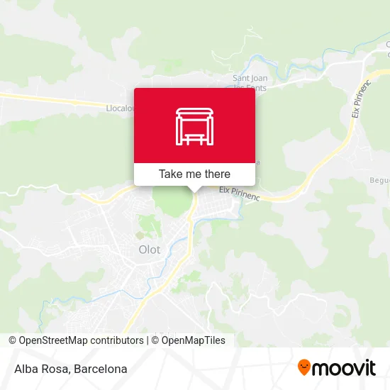 Alba Rosa map