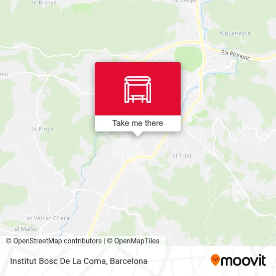 Institut Bosc De La Coma map