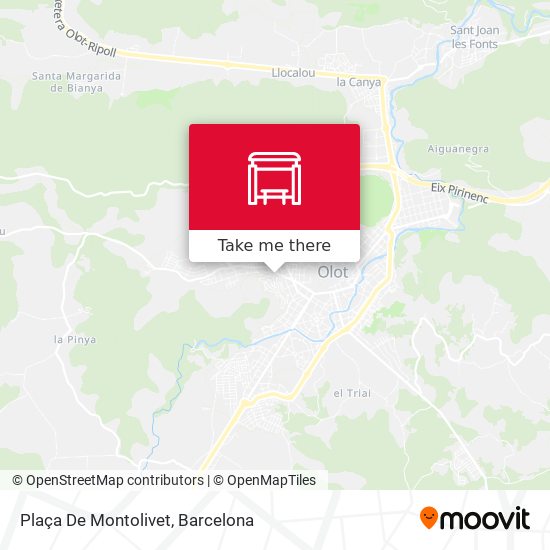Plaça De Montolivet map
