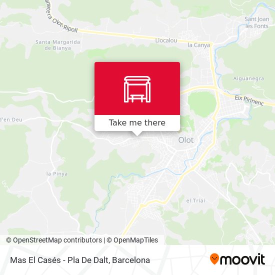 Mas El Casés - Pla De Dalt map