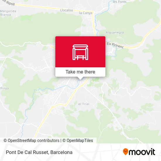 Pont De Cal Russet map