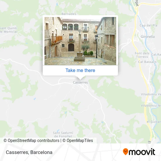 Casserres map