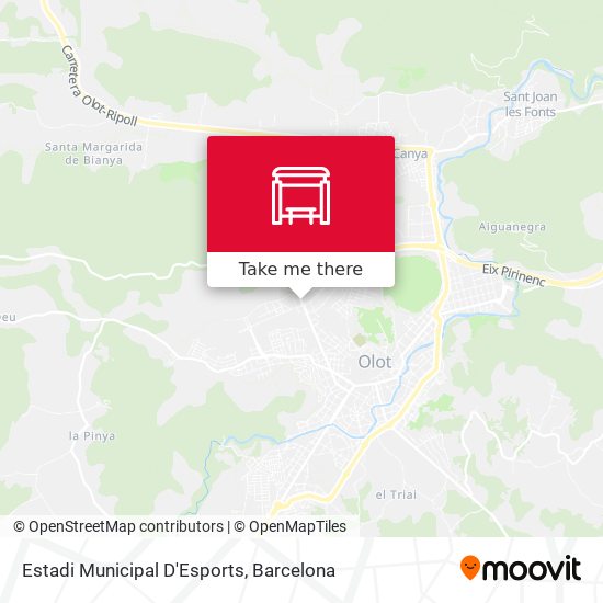 Estadi Municipal D'Esports map