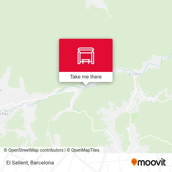 El Sallent map