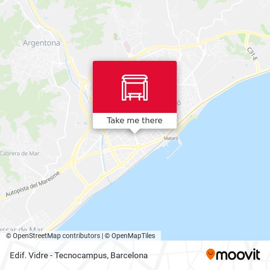 Edif. Vidre - Tecnocampus map
