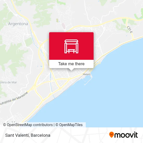Sant Valentí map